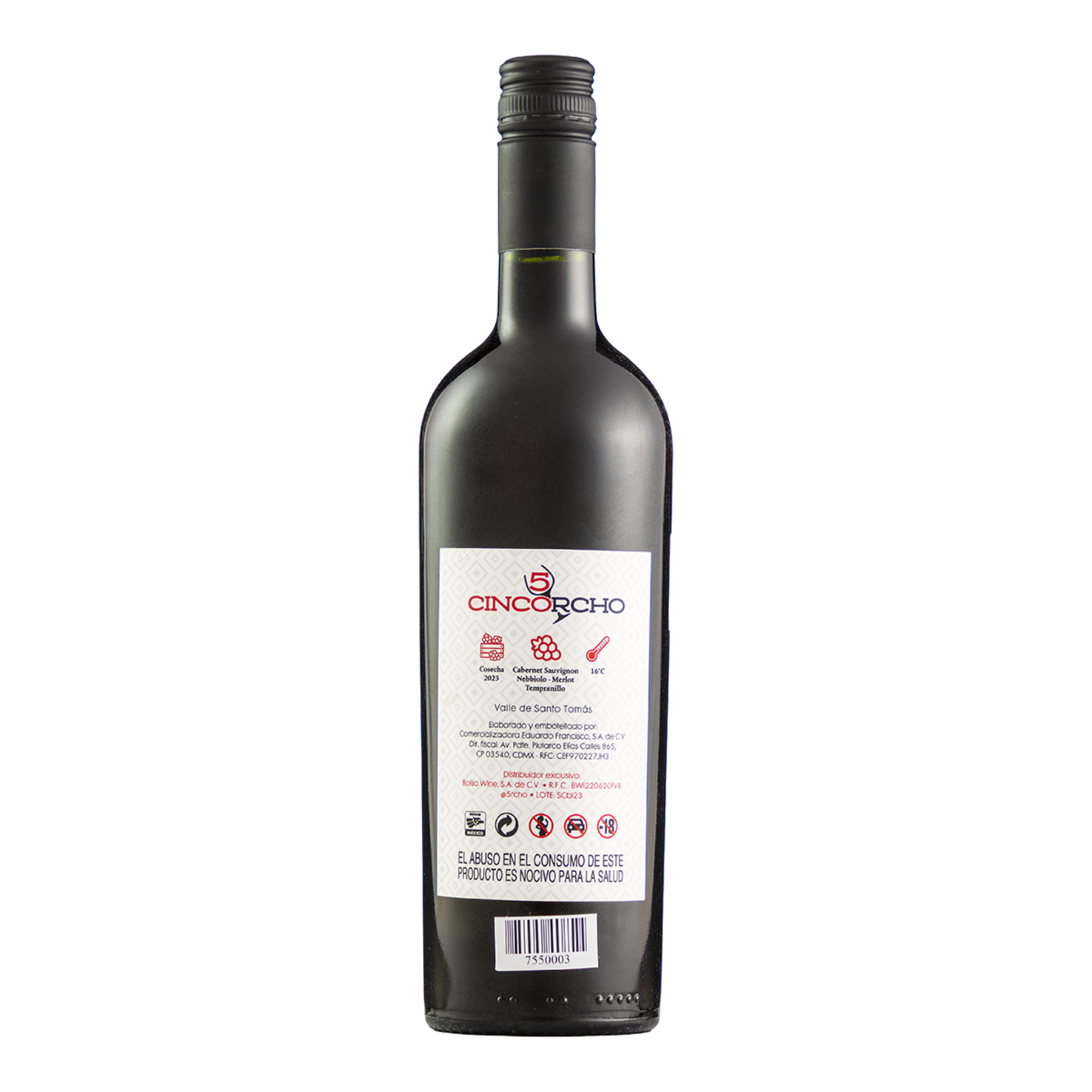 Vino Tinto Cincorcho Sweet Blend 750 Ml