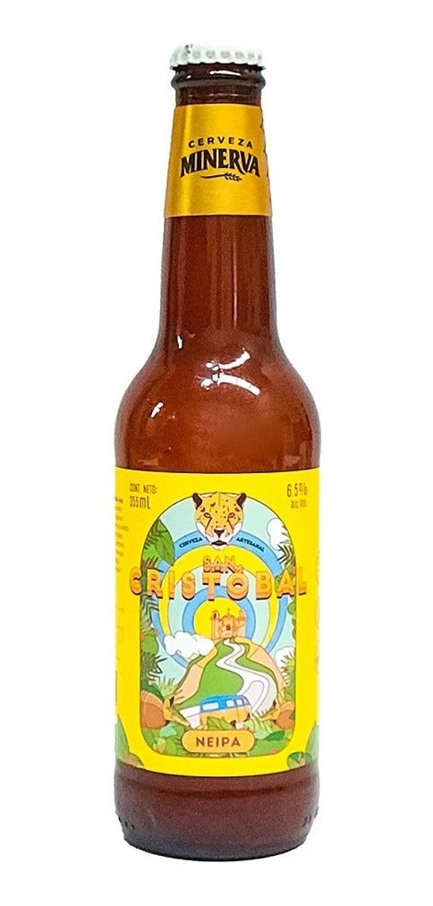 Cerveza Artesanal Minerva San Cristobal Neipa 355ml