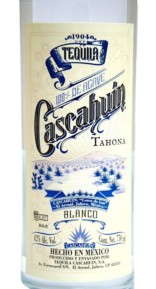 Tequila Cascahuin Blanco Tahona 750 Ml