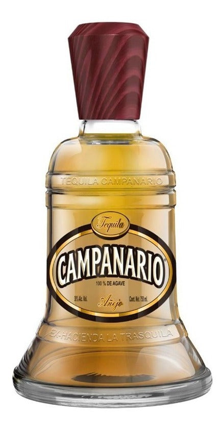 Tequila Campanario Añejo 750ml C/ Base De Madera