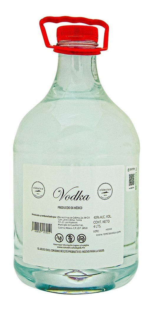 Vodka Classico Garrafa 4l