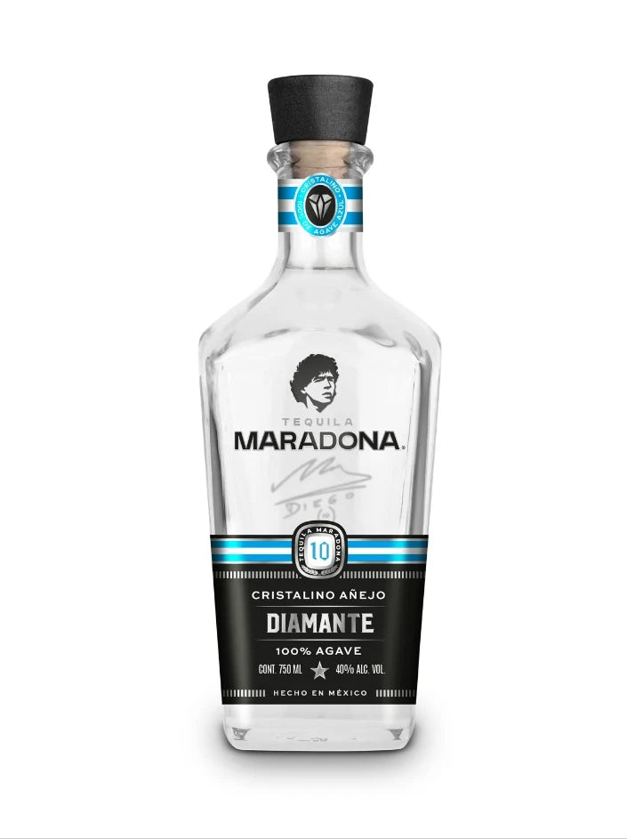 Tequila Maradona Añejo Cristalino 750 Ml