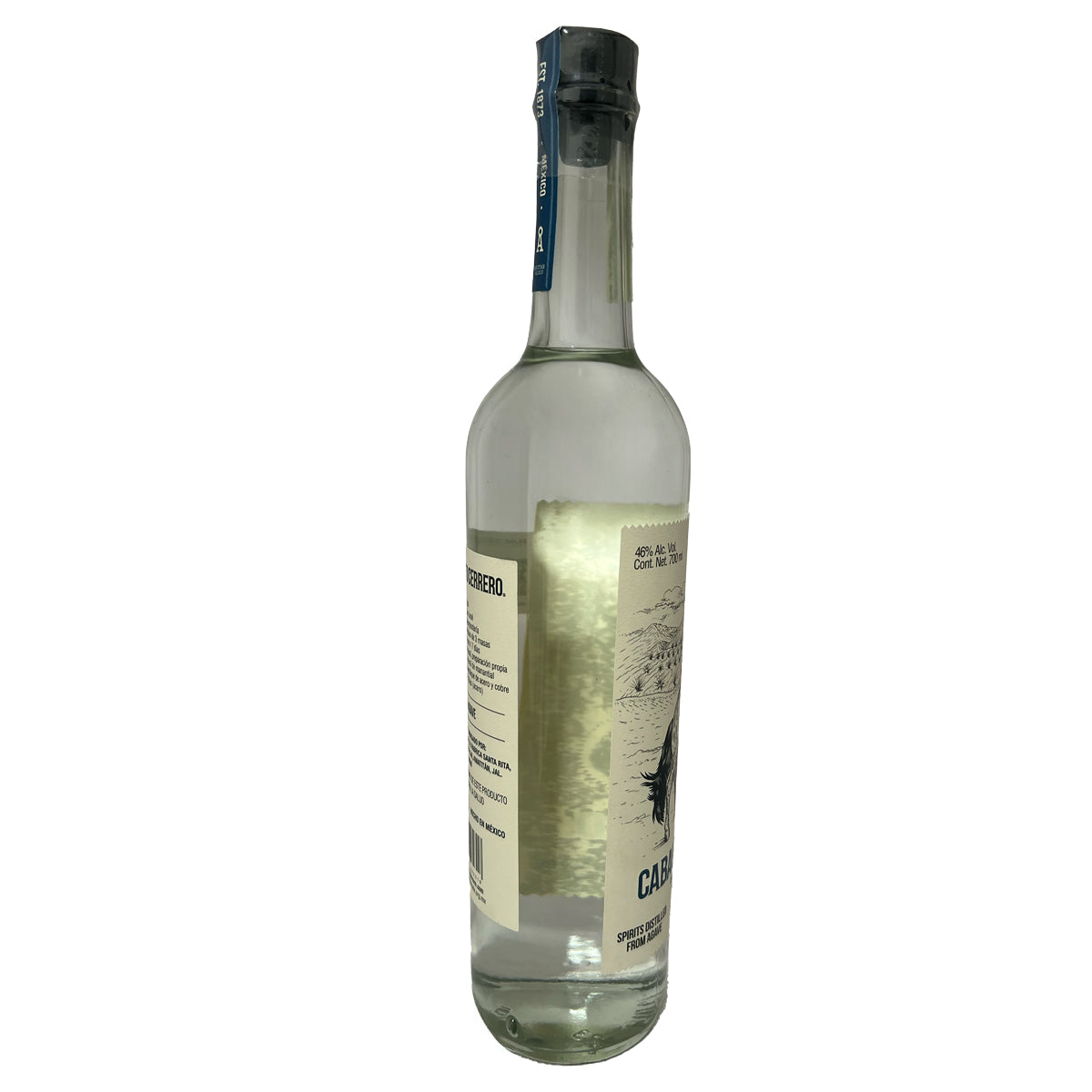 Destilado De Agave Caballito Cerrero Blanco 46 700 Ml