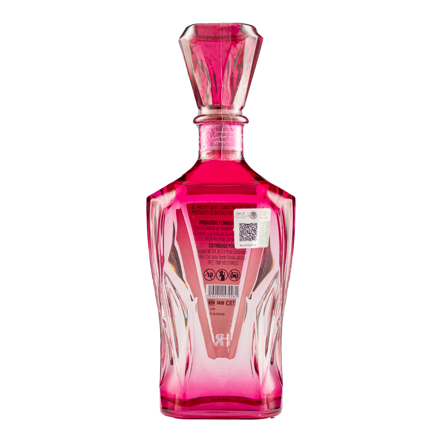 Tequila Reserva RH Huizar Plata Rosado 750 Ml