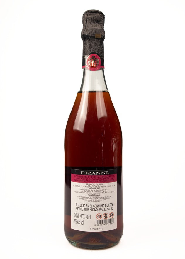 Vino Rosado Rizanni Lambrusco 750 Ml