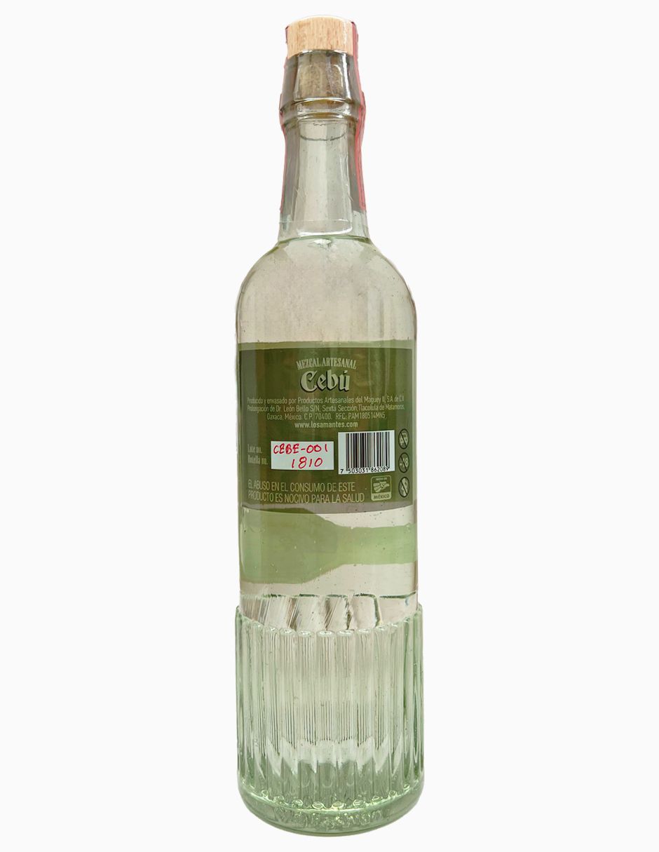Mezcal Artesanal Cebu Espadin 750 Ml