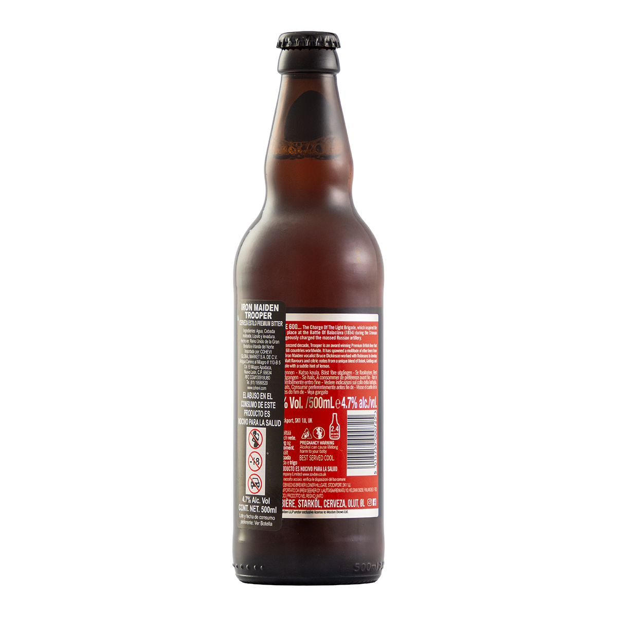 Cerveza Iron Maiden Trooper Original 500 Ml
