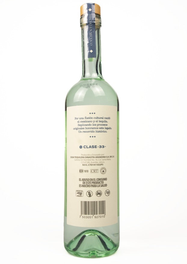 Tequila Clase 33 Edición Revolución Blanco 750 Ml