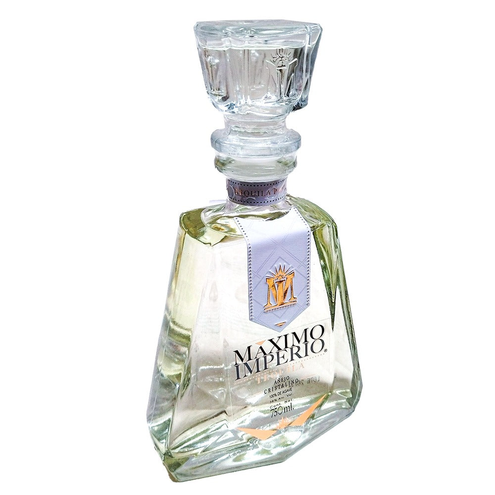 Tequila Máximo Imperio Añejo Cristalino 750 ml