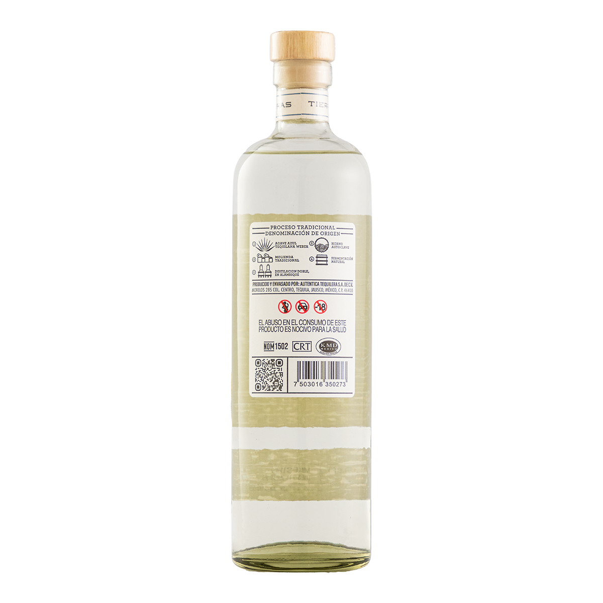Tequila Tierras Auténticas de Jalisco Blanco 750 Ml