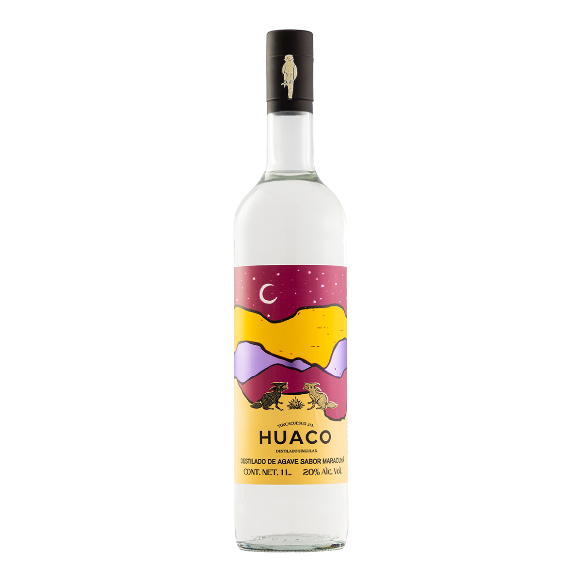 Destilado De Agave Huaco Maracuyá 1000 Ml