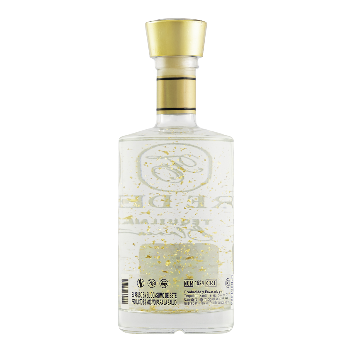 Tequila Fiebre de Oro Blanco Con Hojuelas de Oro 750 Ml