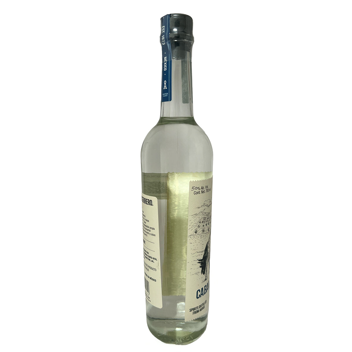 Destilado De Agave Caballito Cerrero Blanco 50 700 Ml