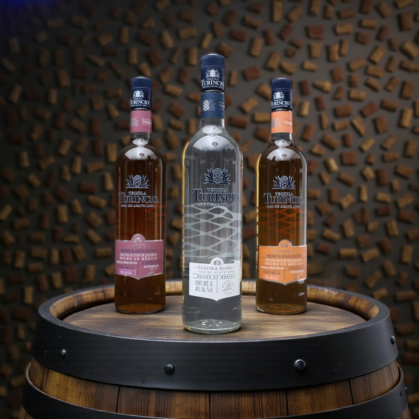 Tequila Turincio Reposado 1000 Ml