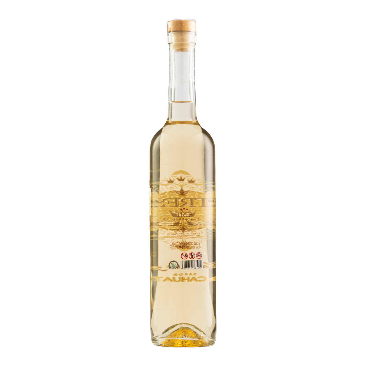 Destilado De Agave Tres Sabor Cacahuate 750 Ml