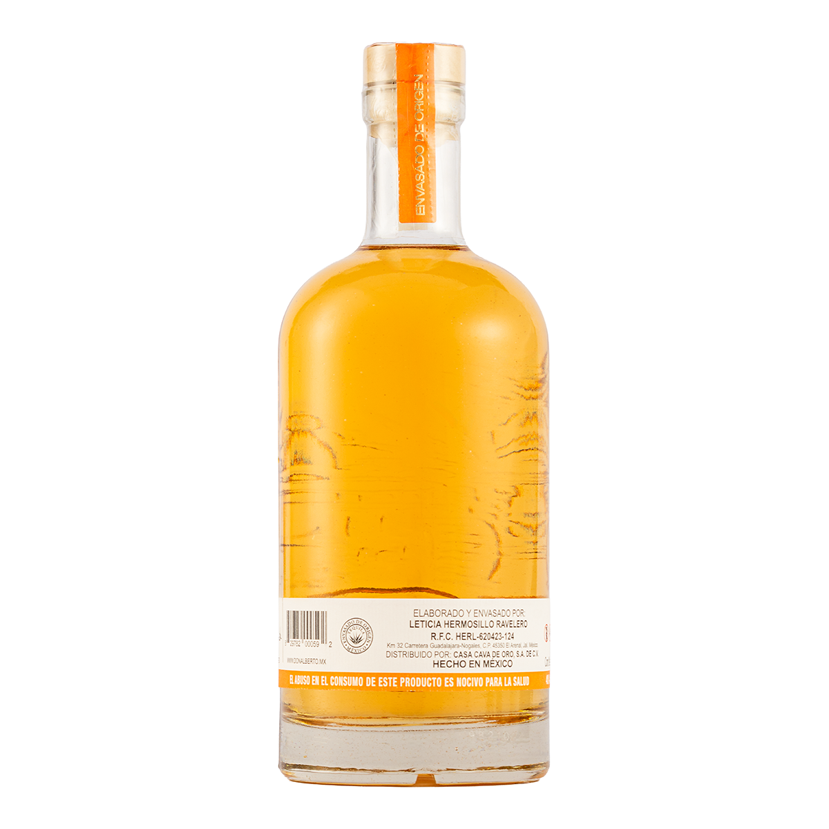 Tequila Don Alberto Gran Reserva Reposado 750 Ml