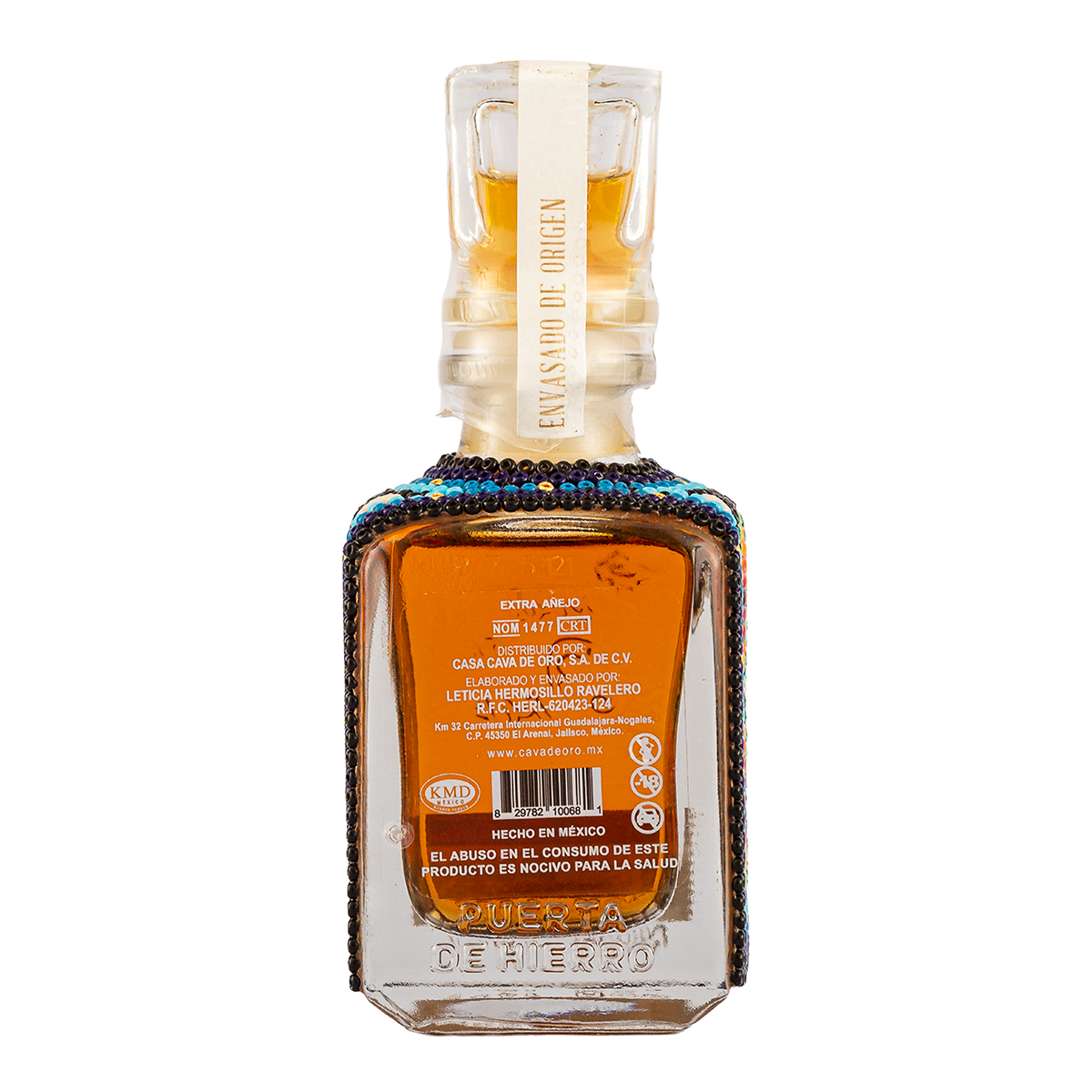 Tequila Gran Cava de Oro Edición Huichol Extra Añejo 50 Ml
