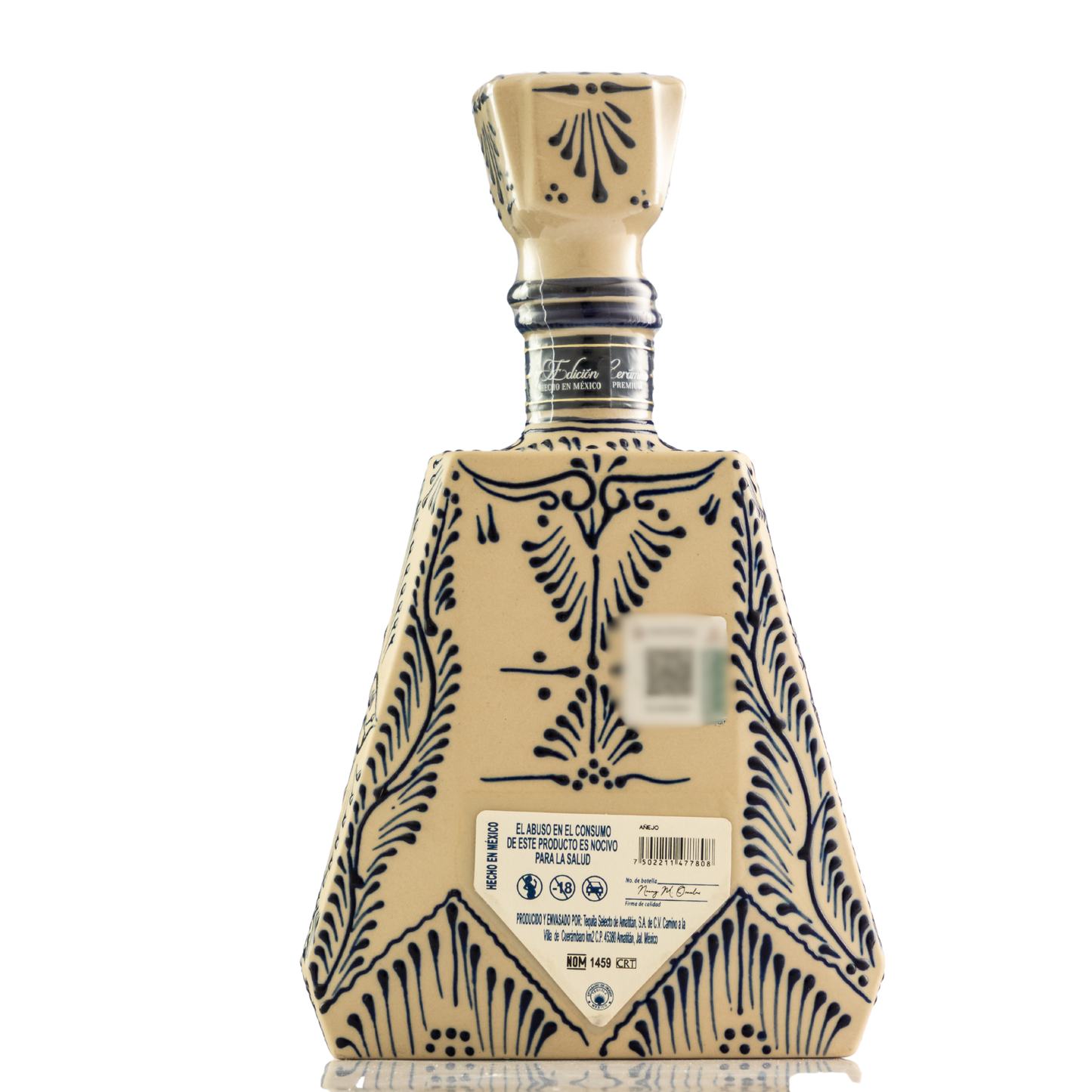 Tequila Máximo Imperio Cerámica Añejo 1000 Ml