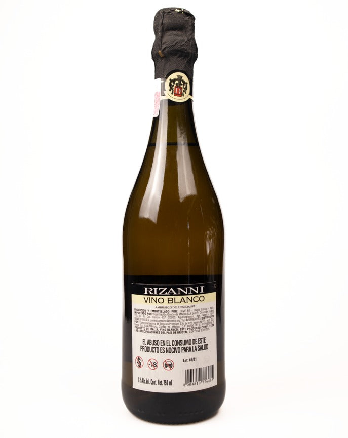 Vino Blanco Rizanni Lambrusco 750 Ml