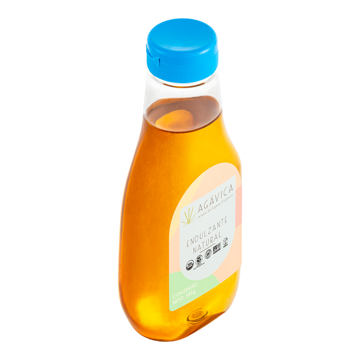 Jarabe de Agave Orgánico Agávica Endulzante 330 Gr