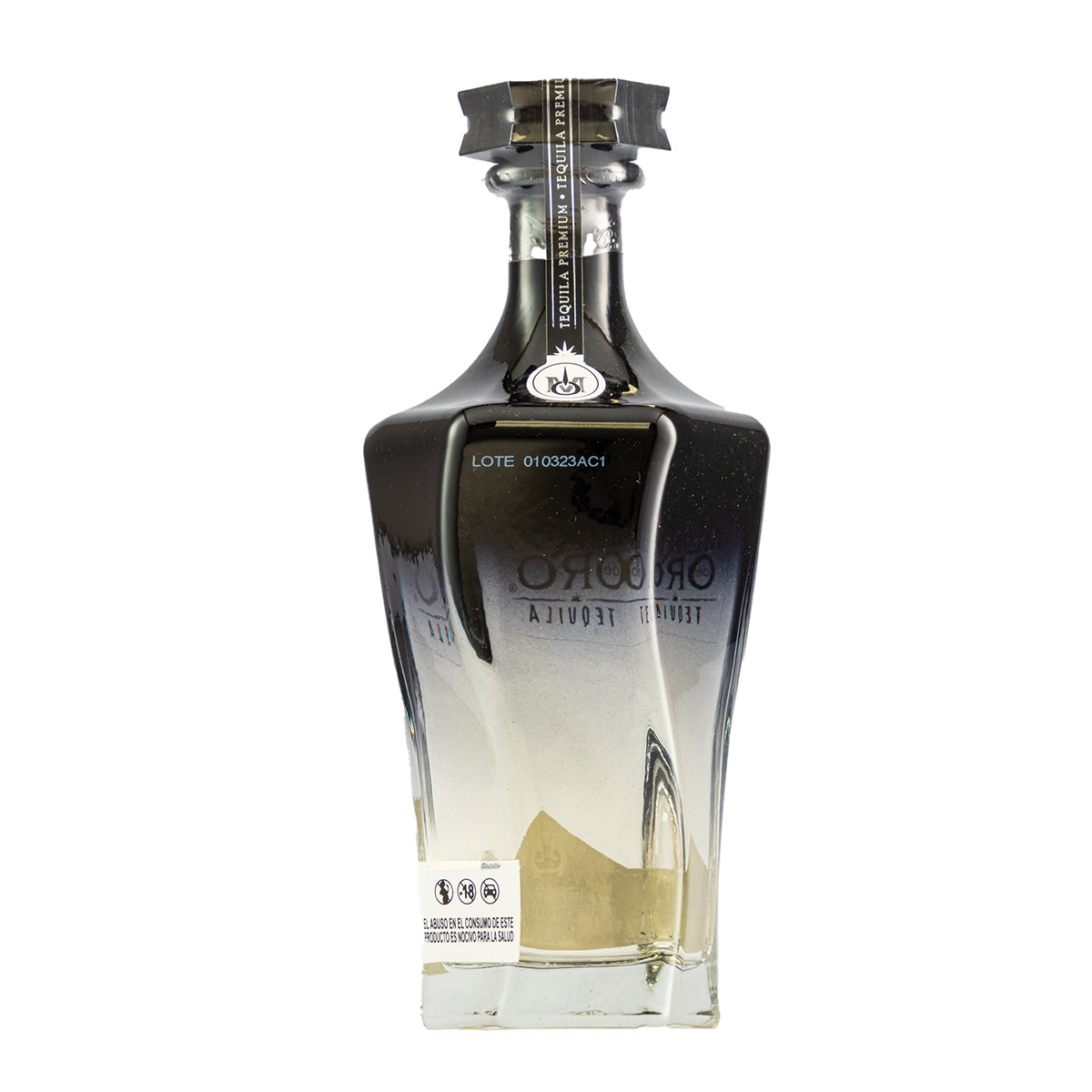 Tequila Artesanal Mundo Oro Añejo Cristalino Premium 750 ml