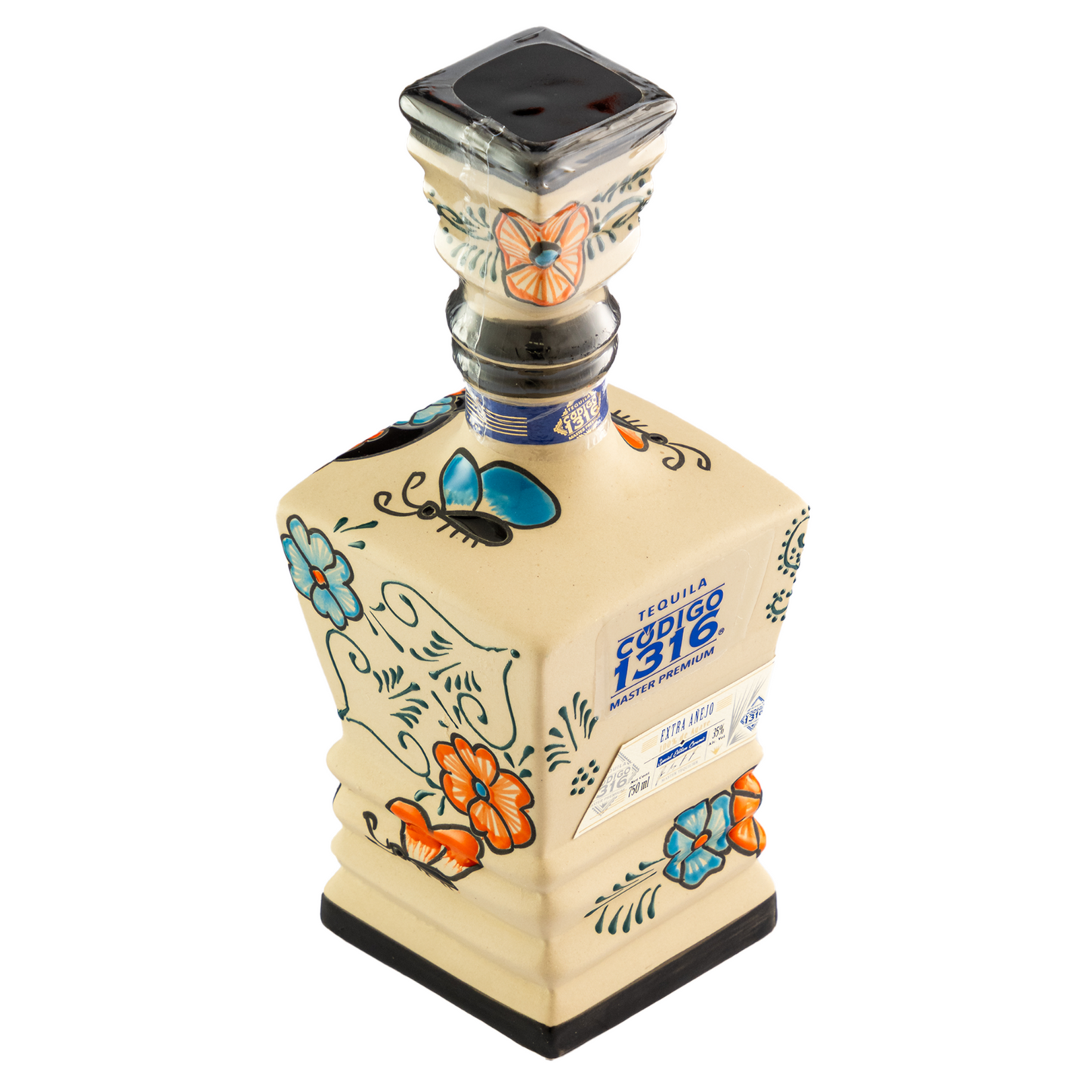 Tequila Código 1316 Extra Añejo Cerámica Frida Kahlo 750 Ml