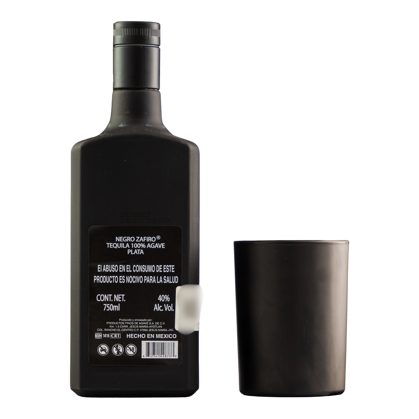 Tequila Negro Zafiro Plata 750 Ml