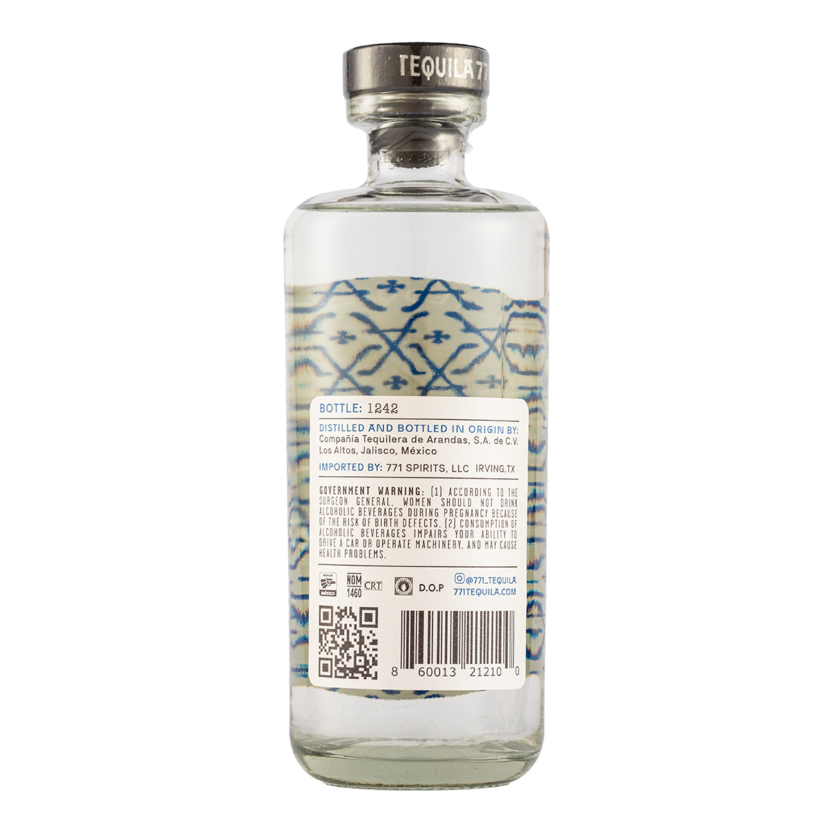 Tequila 771 Blanco 700 Ml
