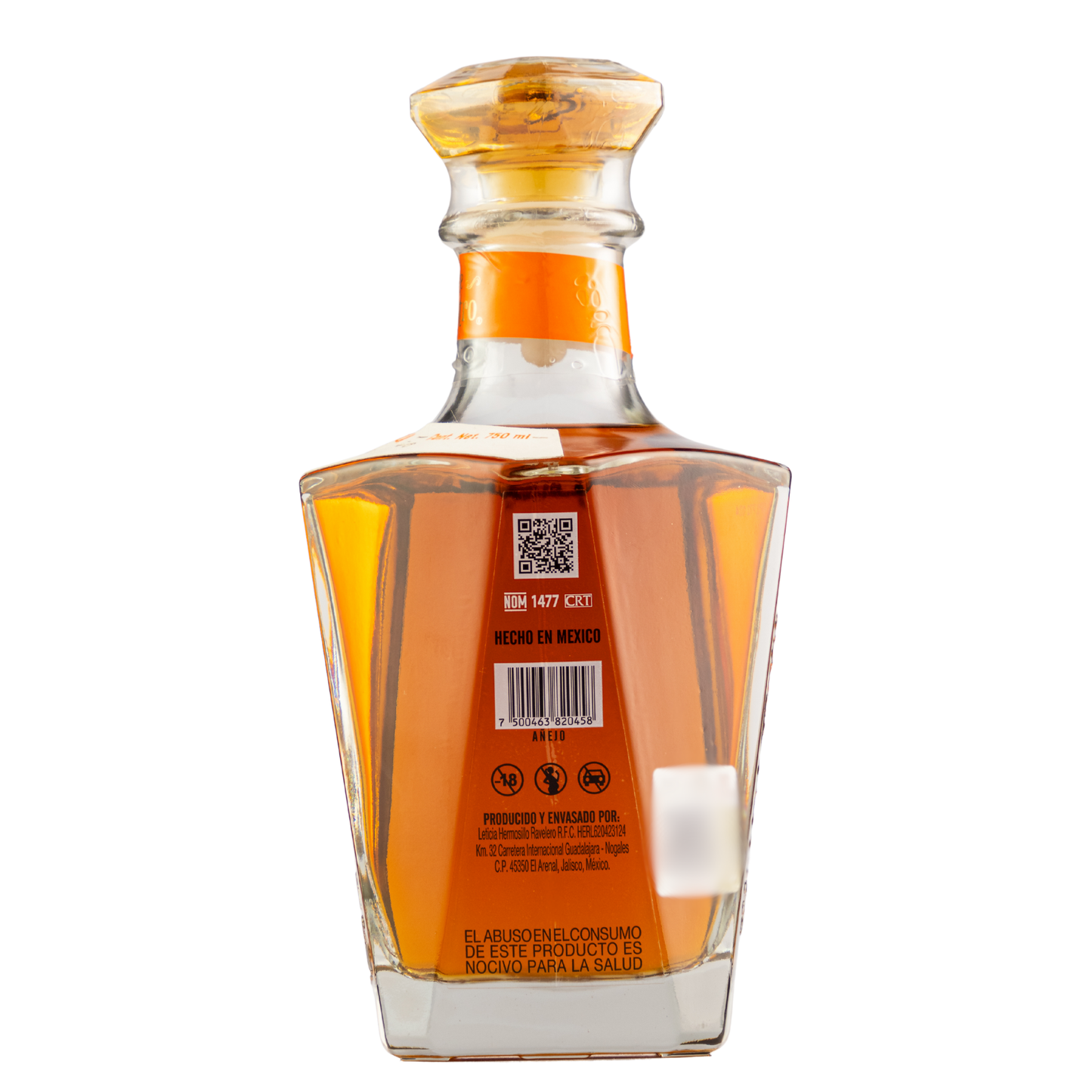 Tequila Lote Maestro Añejo 100% Agave 750 Ml