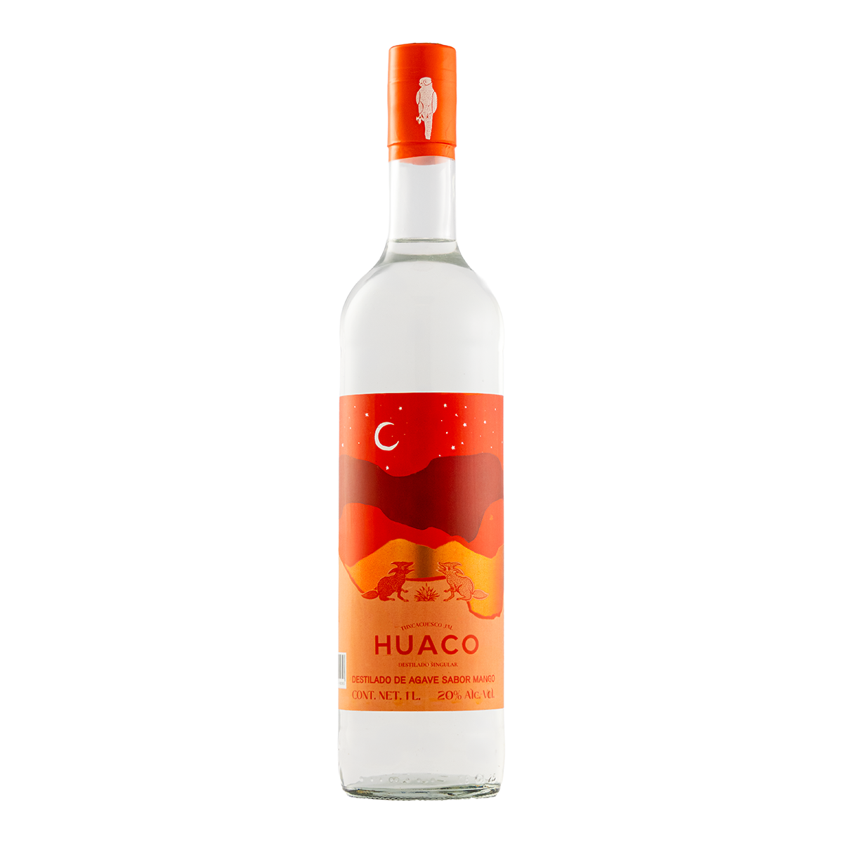 Destilado De Agave Huaco Mango 1000 Ml