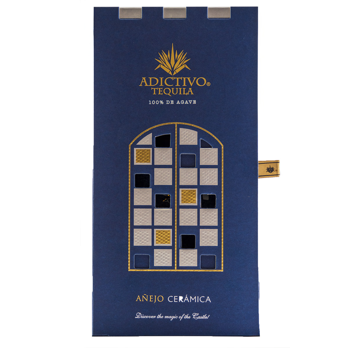 Tequila Adictivo Blue Label Añejo 100% Agave 750 Ml