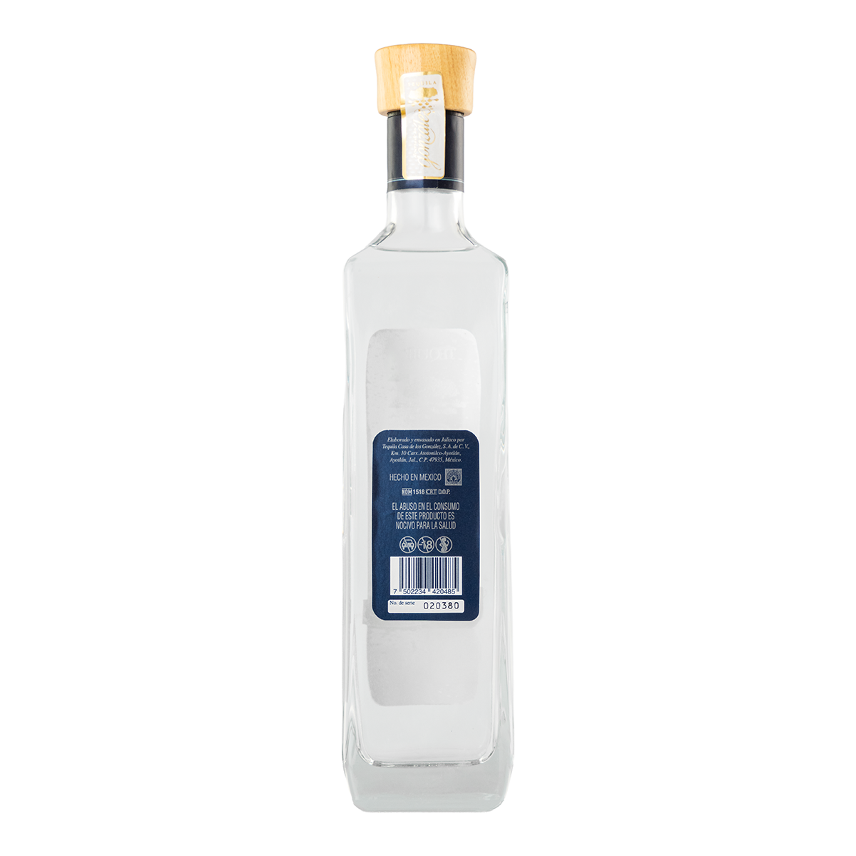 Tequila Reserva de los González Blanco 700 Ml