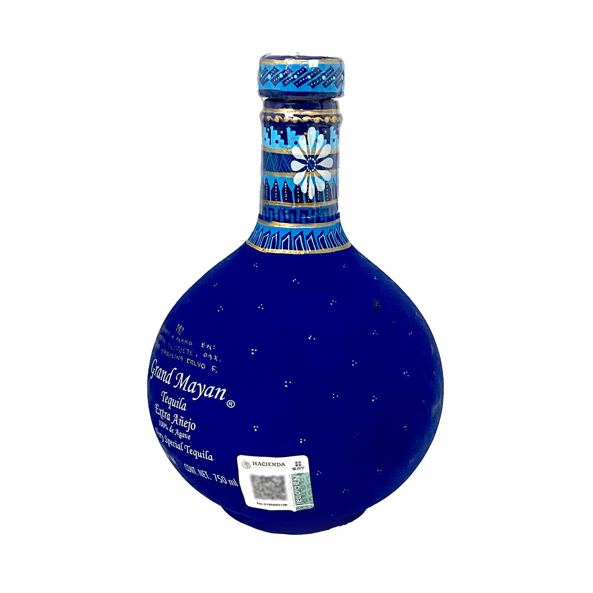 Tequila Grand Mayan Extra Añejo Cerámica Azul 750 ml