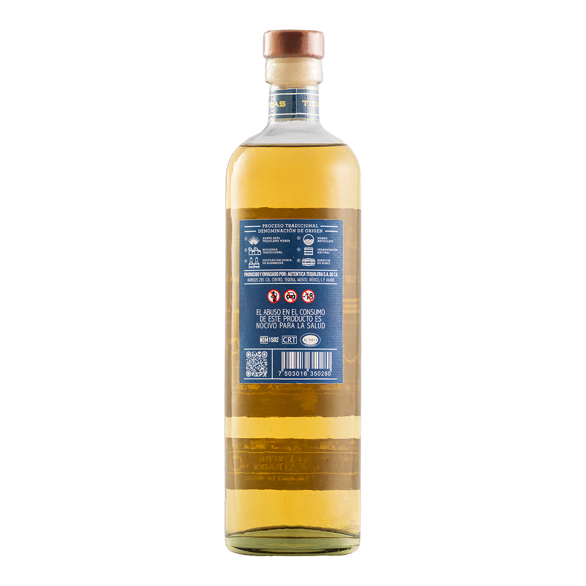Tequila Tierras Auténticas de Jalisco Reposado 750 Ml