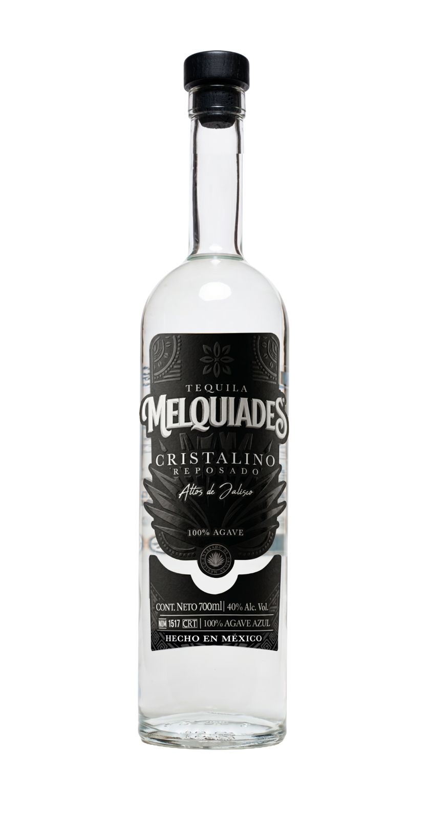 Tequila Melquiades Reposado Cristalino 700 Ml