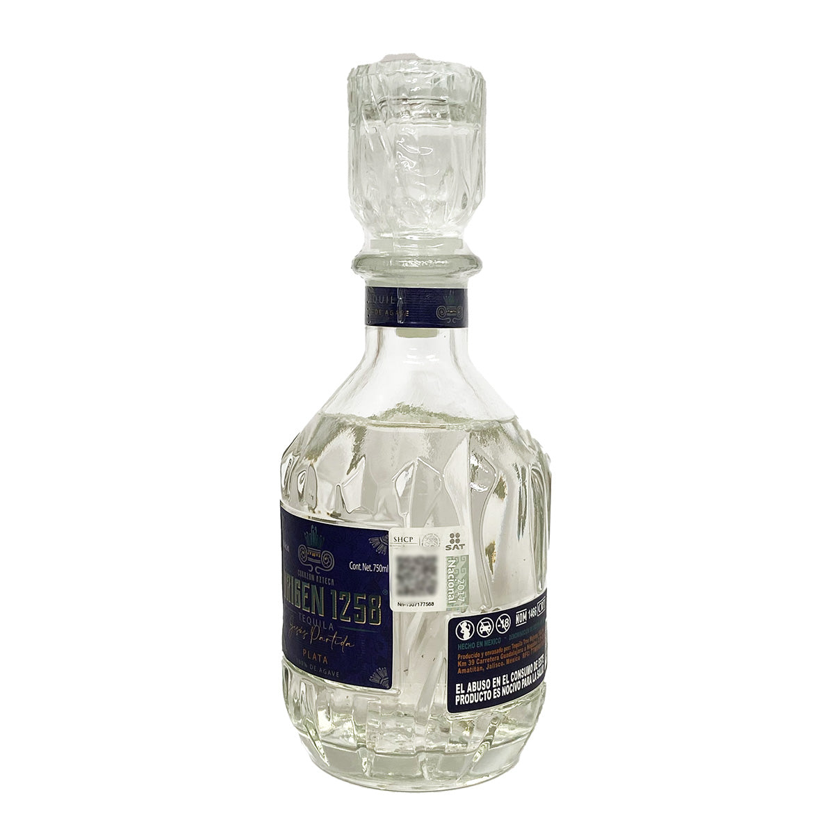 Tequila Corazon Azteca Origen 1258 Plata 750 Ml