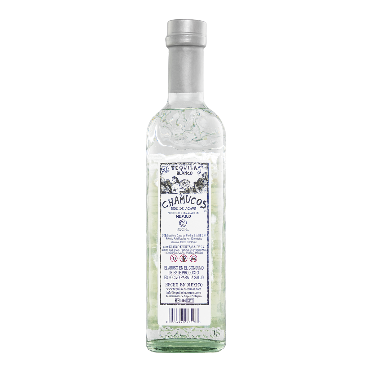 Tequila Chamucos Blanco 750 Ml