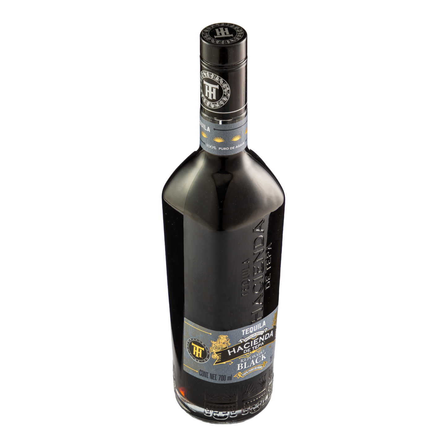 Tequila Hacienda de Tepa Reposado Black 700 Ml