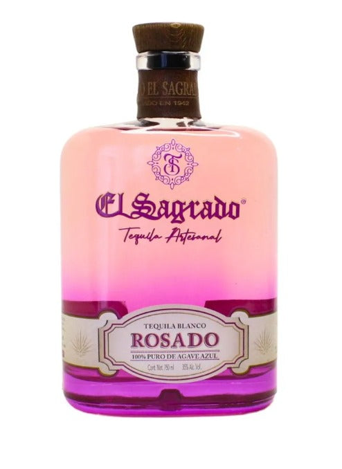 Tequila Artesanal El Sagrado Blanco Rosado 750 Ml