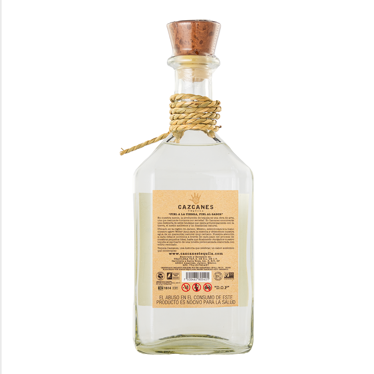 Tequila Cazcanes Blanco No.7 750 Ml