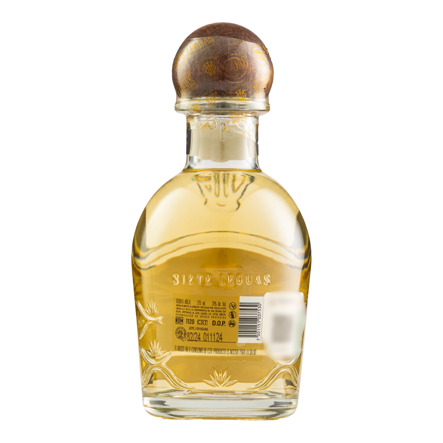 Tequila Siete Leguas Añejo Ensamble Artesanal 375 Ml