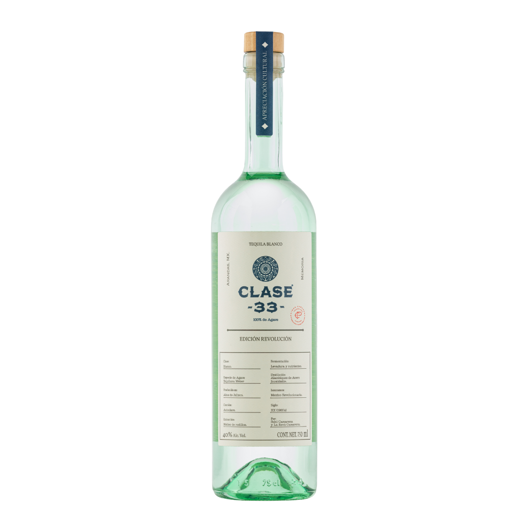 Tequila Clase 33 Edición Revolución Blanco 750 Ml