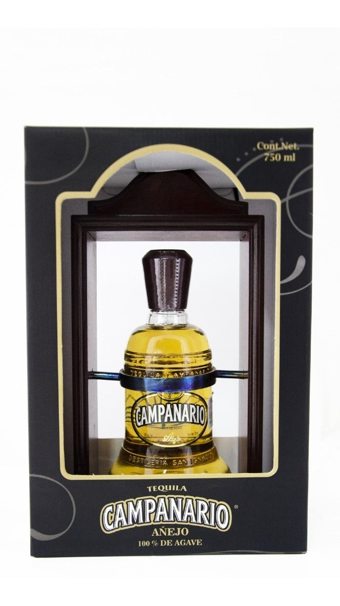 Tequila Campanario Añejo 750ml C/ Base De Madera