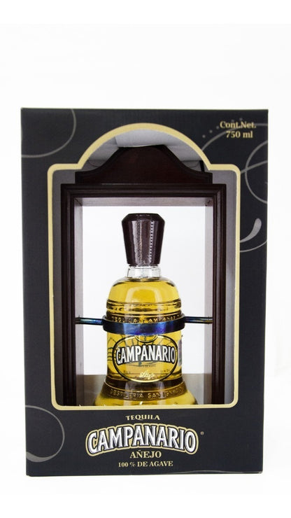Tequila Campanario Añejo 750ml C/ Base De Madera