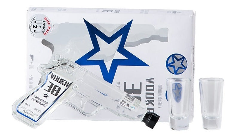 Vodka 38 Edición Pistola 200ml