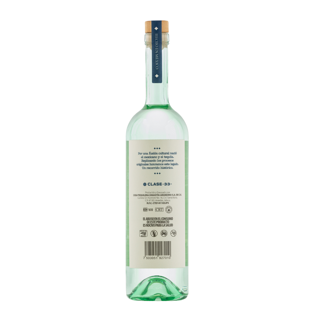 Tequila Clase 33 Edición Revolución Blanco 750 Ml