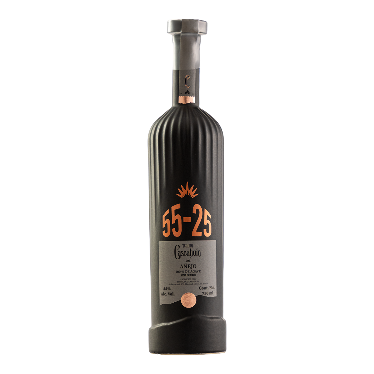 Tequila Cascahuín 55-25 Añejo 44 750 Ml