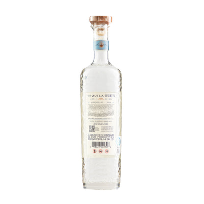 Tequila Ocho Single Estate Plata 750 Ml Nva Presentación