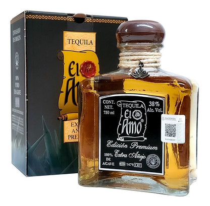 Tequila El Amo Extra Añejo Edición Especial Premium 750ml