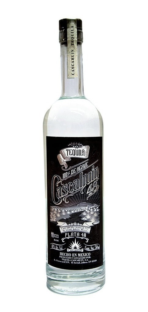 Tequila Cascahuin Plata 48 Grados 750 Ml